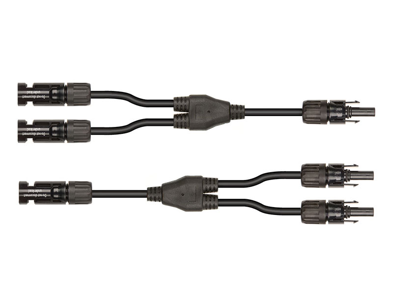 Solar Connectors Y Branch 1 to 2 Parallel Adapter Cable