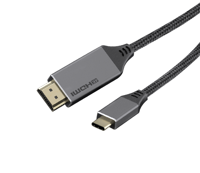 JYFT USB C to HDMI Cable for Home Office 6FT/1.8m, 4K Type C to HDMI Cord